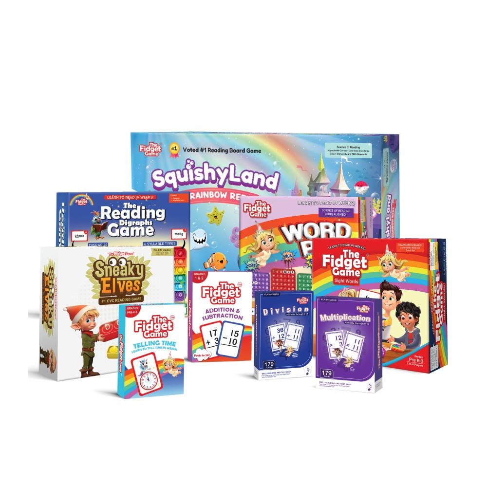 Image for The Fidget Game Grade 1 Shark Tank Bundle from School Specialty